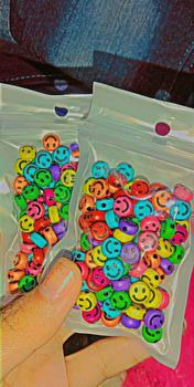 Product Review of 100 pc Manik Manik Smile Bulat Pipih Mote Emoji Smile Bentuk Bulat Bahan Craft Diy Ukuran 6mm Raziq 11 Store Kerajinan from 𝒏**☆ 0