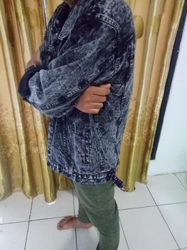 Product Review of Jaket Jeans Pria Denim Jacket Distro Full Printing Motif Polos from B**a 1