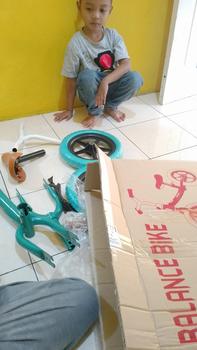 Product Review of [COD] SM M261 Sepeda Mainan Keseimbangan Anak Roda 2 Tanpa Dayung Sepeda Anak Kado Beraneka warna from a**9 0