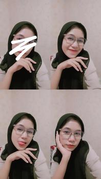 Product Review of (BELI1 GR4T1S 1)FRAME KACAMATA BESI CAT EYE QINAN SERIES Bluecromic Frame Perempuan Antiradiasi Blueray Cewek Lensa Photocromic Glasses Eyewear from i**. 3