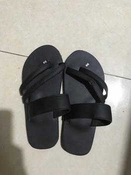 Product Review of Dép sandal Nữ quai da mềm Đế bệt Cao Su ôm chân mã SD40 Mũi mở Dép xăng đan Chân đế phẳng (1 cm trở xuống) DéP Shoes GiàY Jean from n**3 0