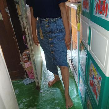 Product Review of rok jeans riped terbaru wanita/rok jeans sobek wanita/rok jeans terbaru/shabhira16 from ** 0