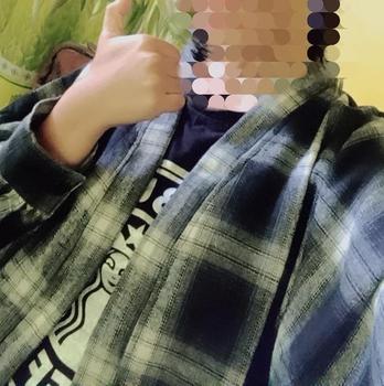 Product Review of Outer Balon Flanel Outer Ballon Grid Oversize Cardigan from x**x 0