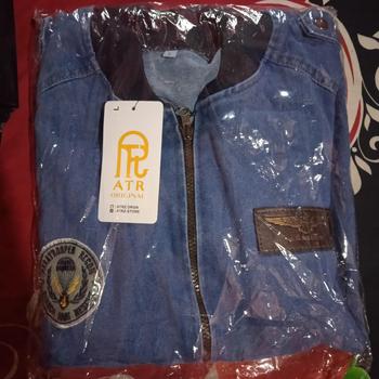 Product Review of JACKET BOMBER JEANS CAP KULIT PRIA DAN WANITA panjang motif jaket  casual  tebal cowok  distro from J**6 0