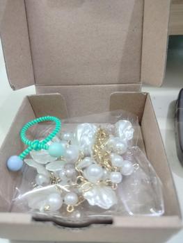 Product Review of (BUY 1 GET 1 FREE ) Kalung Crystal Beads Choker Necklace Pearl Premium Sale from T**m 0