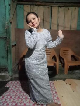 Product Review of Gamis Farah / Maxi brukat / Muslim Wanita  Tile  Mutiara  Dress   Karet  Pesta  Mewah  Dalaman  Fit UK L DAN XL Kondangan Coklat Brokat Gaun from G**y h**y 0
