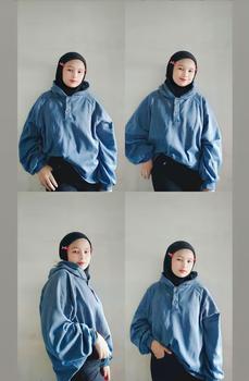Product Review of Dinos Sweater Hoodie Wanita Oversize - Sweater Wanita Korean Style Terbaru Polos from A**a 0