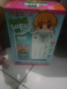 Product Review of Mainan Edukasi Anak Cowok Cewek Toys Money Safe Mini Celengan ATM Brankas Musik Set hadiah from j** 0