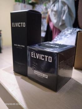 Product Review of ELVICTO PAKET GENTLE EXFOLIATING | EXFO SERUM, MOISTURIZER | Paket Perawatan Pria untuk Kulit Wajah Kusam, Menghilangkan Bekas Jerawat & Exfoliasi from E**a 0