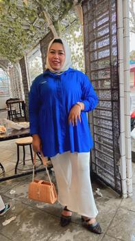 Product Review of FIXUP | (M-XXXXL) MONA CUTBRAY HIGHWAIST KULOT ANTI LECEK Wanita Celana Panjang Hitam from e**😊 0