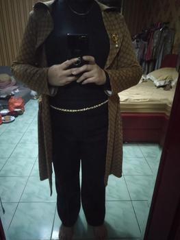 Product Review of Amantha Celana Panjang Wanita Celana Bahan Scuba Highwaist Belt Rantai from 👑**i R**👑 0