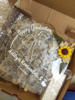 Product Review of Akrilik custom lettering bulat, untuk gift kado anniversary hari jadi, wisuda graduation, birthday ulang tahun, wedding pernikahan, dll Gift - TOKA from ٬**◞ 1