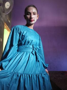 Product Review of DRESS NABILLA BY HAURA DRESS KATUN Wanita Toyobo Karet Casual Busui Balon from f**i 2