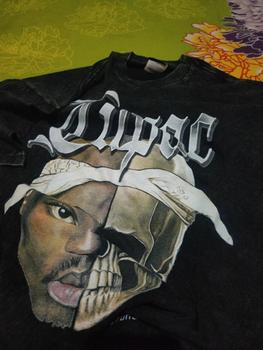 Product Review of Kaos Oversize Hiphop Rapper 2PAC Washed from p**g 0
