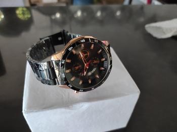 Product Review of Jam Tangan Pria terbaru kekinian Jam Tangan Pria Keren-Jam Tangan Pria Anti Air -Jam Tangan Pria Tali Kulit/Rantai stanlies C C15 bisa cod Quartz Titanium Watch Waterproof Watch from A**1 1