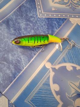 Product Review of Umpan Casting Propeller Water Tractor 10cm/13gr Umpan Pancing Ikan Ekor Berputar Treble Kail Metal from a**k _**7 0