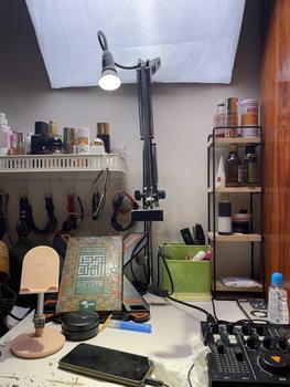 Product Review of Lampu Set FOTOLICIOUS jepit meja belajar fitting e27 HITAM from a**7 0