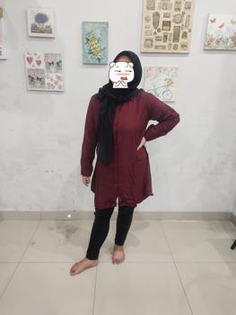 Product Review of Zalfaoutfit ALINA tunik kerja rayon polos from P**u 0