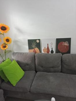 Product Review of UKURAN JUMBO Hiasan Dinding Abstrak - Walldecor Minimalis - ABSTRAK-JUMBO-01-04 from M**s 0