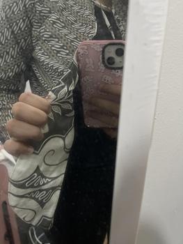 Product Review of Outer Wanita Blezer Kerja Batik Bolak Balik 2 Motif 2 in 1 Real Pict Kancing Blazer Atasan Hitam Casual Kotak Panjang Baju from C**🍋 1