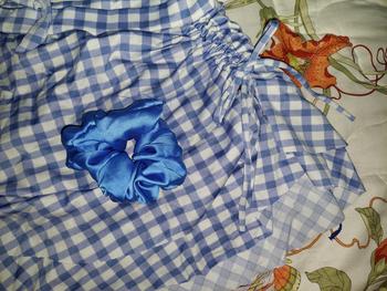 Product Review of M71 Bộ đồ bơi nữ 2 chi tiết vải thun đẹp họa tiết kẻ caro phối ren có đệm lót from R**e 3