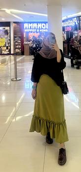 Product Review of Olin Skirt / Rok Ruffle / Rok Korea Polos Cantik Karet from S**i A**g 0