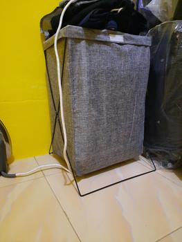 Product Review of Dejavu Laundry Bag Keranjang Baju Lipat Tempat Pakaian Kotor Laundry Basket Tempat Cucian Baju Penyimpanan Mainan Anak Serbaguna HSB217 from d**H 0