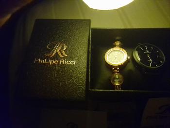 Product Review of PhiLipe Ricci Jam Tangan Wanita Terbaru Analog Original Arloji Perempuan Kecil Modern WKOB1 Free Box cewek karet from R**a B** T**9 3