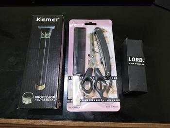 Product Review of Alat Cukur Elektrik Profesional Hair Trimmer Detailer Cordless / Mesin Cukur Rambut Cas T9 / Pisau Cukur Jenggot from i**l ** 0