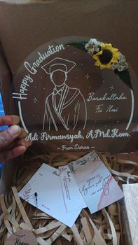 Product Review of Akrilik custom lettering bulat, untuk gift kado anniversary hari jadi, wisuda graduation, birthday ulang tahun, wedding pernikahan, dll Gift - TOKA from y**_ 1