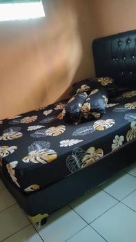 Product Review of AF Sprei Center SPREI BISA COD TINGGI 20 CM UK 120x200 160x200 180x200 Seprei SUDUT KARET SET SARUNG BANTAL DAN GULING from 🖤**k w**🖤 0