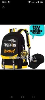 Product Review of Tas  anak laki laki Tas Ransel Sekolah Anak laki laki Karakter FF dan Super Hero Murah Sd Fashion from A**r K**n 0