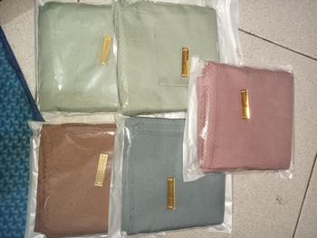 Product Review of PAKET (5+3pcs RANDOM) VOAL MIRACLE ALAINA SCARF POLOS hijab persegi Kerudung from S**i 1