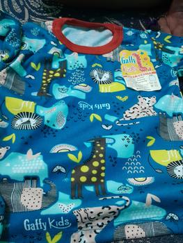 Product Review of Nanaku Baby - Setelan Baju Bayi Piyama Bayi Lengan Panjang Kancing Pundak Unisexs Motif Printing Gaffy Usia 3-12 Bulan from d**a 0