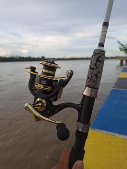 Product Review of AquaPro - Reel Pancing DFW1000 - 7000 10KG Max Drag 5.2:1 Alat Gulungan Metal Reel Pancing Ikan Fishing Reel Pancing Laut from B**k T** N**2 1