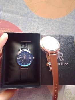 Product Review of PhiLipe Ricci Jam Tangan Wanita Terbaru Analog Original Arloji Perempuan Kecil Modern WKOB1 Free Box cewek karet from d**_ 1