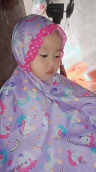 Product Review of MUKENA ANAK KARAKTER MUKENA ANAK MURAH 2-9TH Bunga Polka Dot Putih Muslim from s**i 1