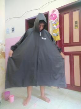 Product Review of Jas Hujan Starlight Raincoat Tipe Ponco/Kelawar PVC Anti Robek dengan Kancing Knop Ganda from e**✨ 0