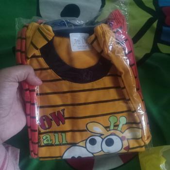 Product Review of Stripi Series Setelan Tangan Pendek (3302) Fashion lucu kaosanak salur from S**r K**s 0