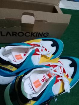 Product Review of Larocking - Zavyr Biru Kuning | Sepatu Sneakers Running Gym Shoes Abu Outdoor from 𝘛**☕ 1