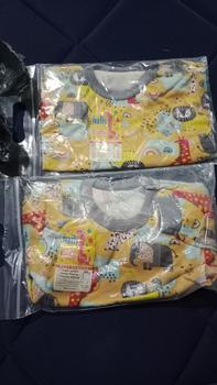Product Review of Nanaku Baby - Setelan Baju Bayi Piyama Bayi Lengan Panjang Kancing Pundak Unisexs Motif Printing Gaffy Usia 3-12 Bulan from N** 0