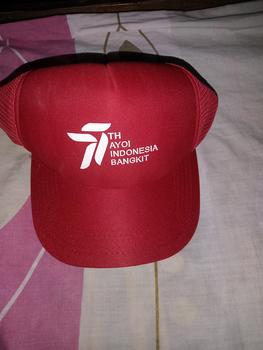Product Review of Topi Trucker Dewasa Couple 17 Kemerdekaan Agustus Indonesia topi Agustusan Indonesia Merdeka Dirgahayu Hari Kemerdekaan Independence Day from f**3 0