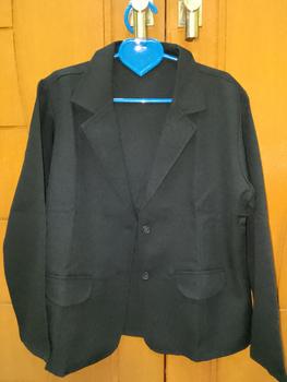Product Review of Jas Blazer Wanita Jas Kerja Kantor Cewe Polos Dewasa Anak Jaket Blezer Cewek Pakaian Formal Kantoran Dasar Hitam Abu  Bahan Panjang Kancing Jumbo Big Size Cardigan Rompi Outer Perempuan  Ootd Korean Style Seragam Slimfit from N**u 0