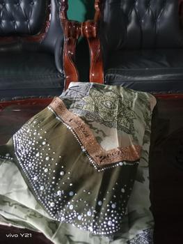 Product Review of Almira Gamis  Motif printing  Digital klok mayung Gamis pesta   Syari Muslim Kondangan from R**I 0