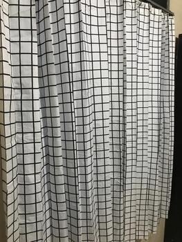 Product Review of tirai Gorden Plisket Katun Polymicro Terbaru Motif Kotak-Kotak dengan Dekorasi Menarik Dekorasi Pintu Jendela Biru minimalis murah kawat white hordeng plimickro Curtain abu aesthetic from P**a M**a 0