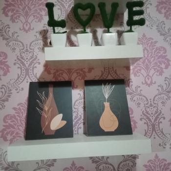 Product Review of Hiasan Dinding Abstrak - Walldecor Minimalis - ABSTRAK-KECIL-11-14 from T**i 0