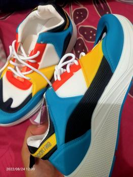 Product Review of Larocking - Zavyr Biru Kuning | Sepatu Sneakers Running Gym Shoes Abu Outdoor from S**🍫 0