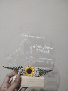 Product Review of Akrilik custom lettering bulat, untuk gift kado anniversary hari jadi, wisuda graduation, birthday ulang tahun, wedding pernikahan, dll Gift - TOKA from a** ** 0