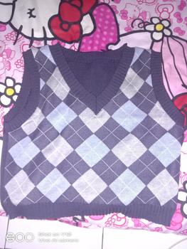 Product Review of Vest ROSE -  Rompi Rajut Pori Wajik  Atasan Wanita Crop Motif Panjang Top Outer Hitam from h**n 0