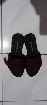 Product Review of SANDAL CR WANITA/SANDAL TERBARU/SANDAL SLOP/SANDAL RAJUT/SANDAL CR SLOP RAJUT SANDAL SLOP WANITA Tanpa Hak Merah from m**1 0